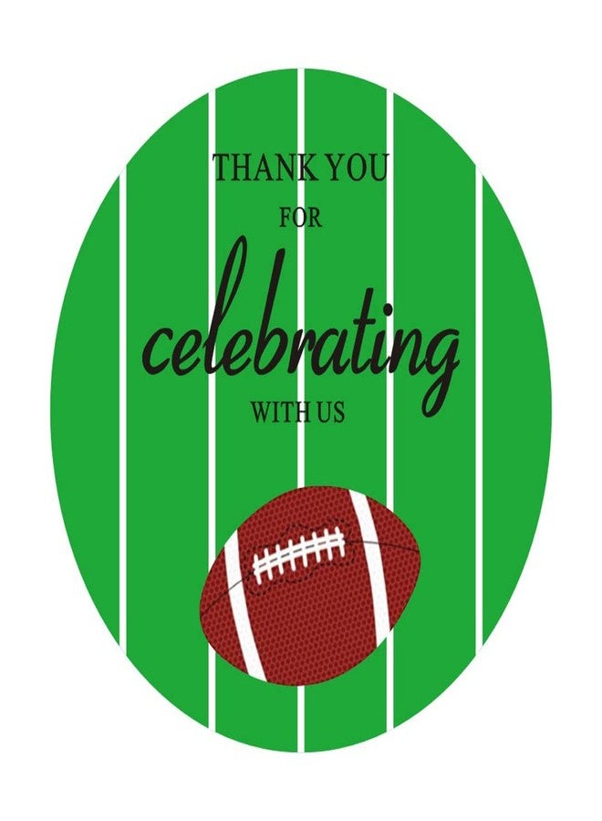 2" Round 50 Pack of Football Label Stickers Foottball Party Sticker Labels for Birthday Party Baby Shower Party Favor Decoration